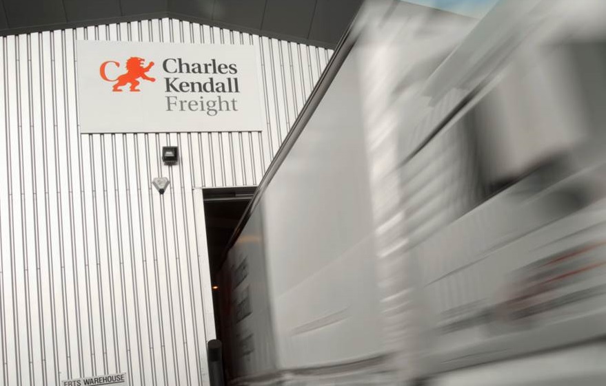 Road Freight moving truck